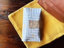 Load image into Gallery viewer, Gray Maze Diaper Clutch
