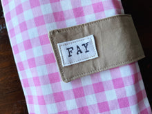 Load image into Gallery viewer, Pink Gingham Diaper Clutch
