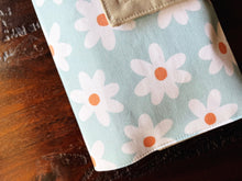 Load image into Gallery viewer, Mint Daisy Diaper Clutch
