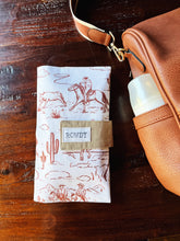 Load image into Gallery viewer, Western Toile Diaper Clutch
