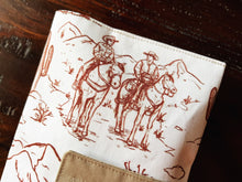 Load image into Gallery viewer, Western Toile Diaper Clutch
