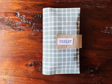 Load image into Gallery viewer, Sage Green Plaid Diaper Clutch
