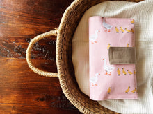 Load image into Gallery viewer, Ducks in a Row Pink Diaper Clutch
