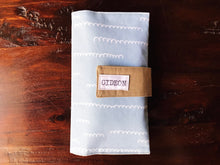 Load image into Gallery viewer, light blue diaper clutch
