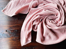 Load image into Gallery viewer, light pink baby swaddle
