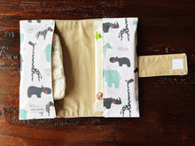 Load image into Gallery viewer, Blushing Animals Diaper Clutch

